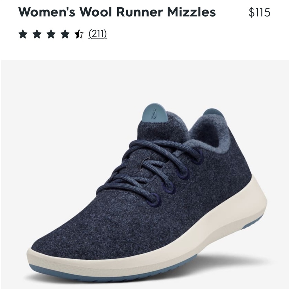 Allbirds ladies shoes size 8